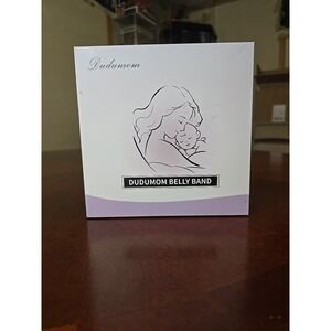 Dudumom Pregnancy Belly Support Band Size Medium White  Plus Size